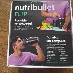 Nutribullet Flip Black Portable Blender